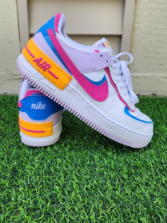 Nike Shoes - Nike Air Force 1 Shadow 90s Multi-Color White Photo Blue Alchemy Pink HF5064-100